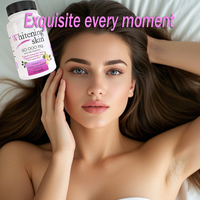 Complément blanchissant à la L-Glutathione 90000mg personnalisé OEM, antioxydant naturel, capsules blanchissantes pour la peau