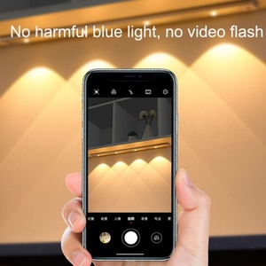 Rechargeable Smart LED <b>Motion</b> <b>Sensor</b> <b>Light</b> Strip Ultra-Thin Ornament Decorative Human Body Detection Induction Sensing <b>Light</b> Bar - Product Image 3