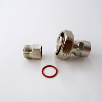 Conector de Antena Coaxial RF Macho Impermeable DIN 7/16 para Cable Coaxial Superflexible de 1/2'' y 50 Ohmios