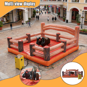 Jeux gonflables mécaniques pour enfants et adultes à prix avantageux, tapis gonflable, bulle de rodéo à vendre - Product Image 6