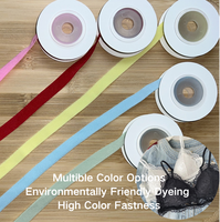 001-10 Bande élastique multicolore à pliure haute élasticité pour sous-vêtements et accessoires de couture de vêtements – Vente en gros