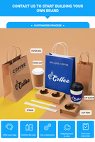 AT PACK 2023 nouveautés fournitures de café matériel écologique porte-gobelet à emporter porte-gobelet avec sac en papier