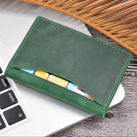 Portefeuille de voyage multifonction en cuir véritable Crazy Horse vintage personnalisé pour passeport et cartes d'identité, pliable, idéal comme cadeau
