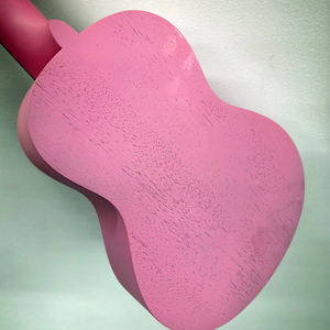 Ukelele de 4 cuerdas con cuerpo de madera contrachapada de Sapele, bolsa de transporte y afinador, diseñado para niños, estudiantes y principiantes (ROSA) - Product Image 5