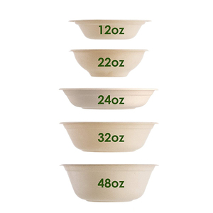 Чаши из натурального волокна с крышкой - Product Image 3