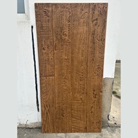 Tablero de Madera PU con Grano de Madera Real de Pera, Panel Decorativo Moderno para Pared Interior/Exterior, Gran Losa de Madera Marina