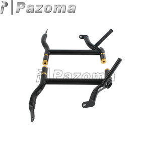 Ensemble de barres basculantes pour sacoche de selle avec curseurs Delrin en acier doux soudé TIG pour Harley Touring FLHT FLHX Road Glide Street Glide 2009-2024 - Product Image 2