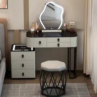 Commode, bois massif, chambre à coucher, maison intelligente, multifonctionnelle, coiffeuse nordique, audio, Bluetooth, luxe discret, simple
