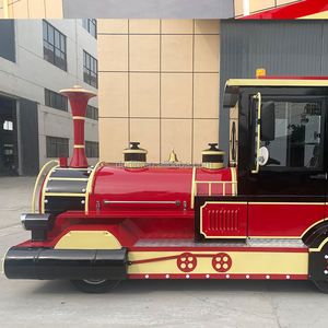 ODM 50 Asientos Park Tren de carretera eléctrico, Tren turístico de la ciudad, Tren eléctrico sin rieles Precios de venta - Product Image 3