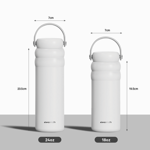 Precio de Fábrica, Puede Adaptarse al Mercado Europeo, Botella de Agua de Acero Inoxidable de 18oz/24oz con Asa, Color Personalizado - Product Image 3