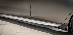 M8 yan etekler SQ stil için 8 serisi G14 M8 M8 F91 F92 2-Door 2020-IN kuru karbon Fiber ön tampon yan etekler M8 yan etekler - Product Image 2