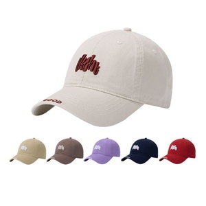 Wholesale Fashionable 3D Embroidery Baseball <b>Cap</b> with Large Brim and Versatile Outdoor Sports Duckbill <b>Cap</b> for Unisex - Product Image 1