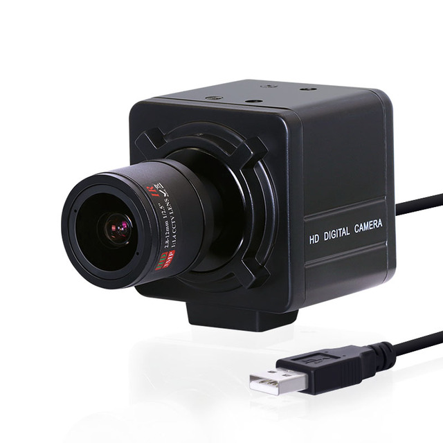 5400 720P 2.8-12mm Zoom Lens HD USB Camera Industrial Vision CMOS UVC Low Light Level for Video Conference