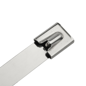 علامات ربط الكابل الكبلي غير المطلي من الفولاذ المقاوم للصدأ 8/12/15 غير المطلي - Product Image 4