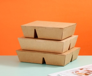 Contenitore per Pranzo in Carta a 2-3-4 Scomparti, Scatola per Alimenti Usa e Getta - Product Image 6