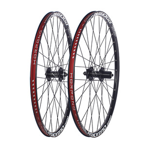 Jeu de roues de vélo de montagne Rockbao 24 26 27,5 29 pouces 32 trous Frein à disque Alliage d'aluminium Axe traversant à libération rapide - Product Image 2