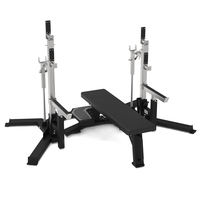 Rack Combo de Compétition pour Powerlifting et Squat, Hauteur Réglable, Robuste, Équipement de Fitness Commercial