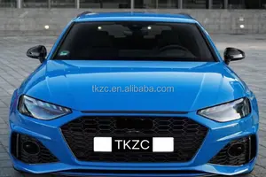 TKZCRST Car Bumpers For 2020-2021 Audi A4 A4L S4 Upgrade RS4 Body Kits Front Car Bumper With Grille