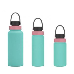 High-quality Appearance Stainless Steel Insulated Water <b>Bottle</b> with Wide-mouth Design and Latest Model Handle Cup Cap - Product Image 2
