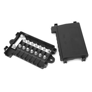 7-Way Box Power <span class=keywords><strong>Distribution</strong></span> Fusible Block Box Holder MIDI Fusible + 1PCS MEGA Fusible pour VR Car Boat Accessoire - Product Image 6