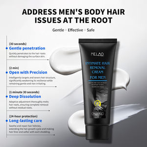 Crema Depilatoria Íntima para Hombres OEM ODM, Indolora, Suave y Eficaz para Eliminar el Vello Corporal Masculino No Deseado - Product Image 3