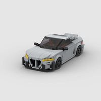 Compatible con Bloques de Construcción de Marca, Coche Deportivo de Lujo de Partículas Pequeñas, Rompecabezas MOC, Bloques de Construcción para Armar, Juguete de Construcción