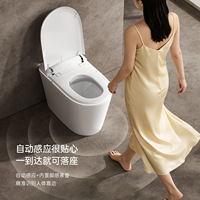 Nouvelle Arrivée - WC Intelligent Mural en Céramique Moderne, Commode Murale Automatique Intelligente Monobloc pour Salle de Bain