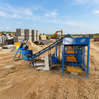 Machine automatique de fabrication de blocs creux 4-25, machine à briques de ciment et de béton pour l'Afrique
