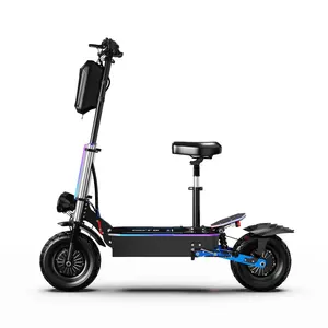 EU Warehouse OOTD D99 60V 40AH Battery Electric Scooter with Seat Professional trotinette-electrique 5600w 6000w e scooter