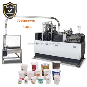 fully automatic edible onetime paper cup making machine manufacturers price