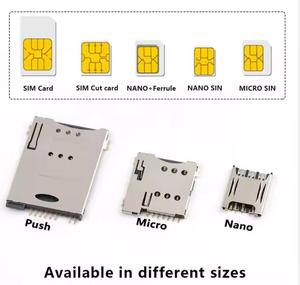 Nano Micro 6pin <span class=keywords><strong>8Pin</strong></span> thẻ Sim kết nối Push-push loại điện thoại di động Sim chủ thẻ ổ cắm cho ICS - Product Image 3