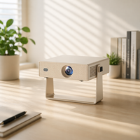Projecteur intelligent B11 avec Wifi Bluetooth, applications intégrées, 1080P, mise au point automatique, mini projecteur portable pour extérieur, pour les matchs de football