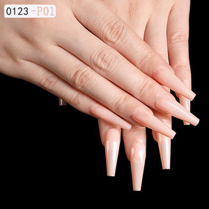 Bigl — autocollants <span class=keywords><strong>à</strong></span> <span class=keywords><strong>ongles</strong></span> artificiels en plastique, 12 coquillages, Clip Stiletto blanc, nouveau fabricant - Product Image 2