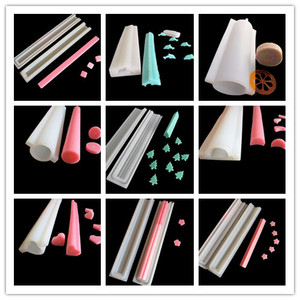 Molde cuadrado de silicona para fabricación de jabón, columna de tubo con forma de corazón, luna y estrella, suministros de fabricación de jabón, hecho a mano - Product Image 2