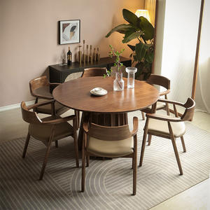 Table ronde <span class=keywords><strong>en</strong></span> <span class=keywords><strong>bois</strong></span> massif simple nordique style maison <span class=keywords><strong>petit</strong></span> restaurant <span class=keywords><strong>en</strong></span> rondins table ronde créative décontractée table basse - Product Image 5