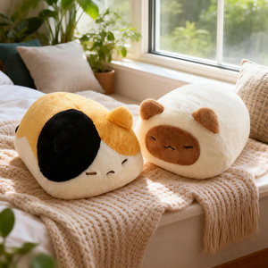 Almohada de Gato Acogedora y Divertida para Abrazar, con Diseño Original de Oso, Tipo Puff Magnético, Unisex, Relleno de Poliéster y Algodón, Regalo de Cumpleaños - Product Image 3