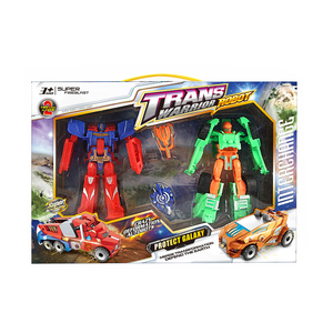 2023 Đồ Chơi Mới 2 Trong 1 Robot Xe Biến Đổi Robot Trẻ Em Bé Trai Đồ Chơi Biến Đổi Robot Đồ Chơi Xe Hơi - Product Image 4