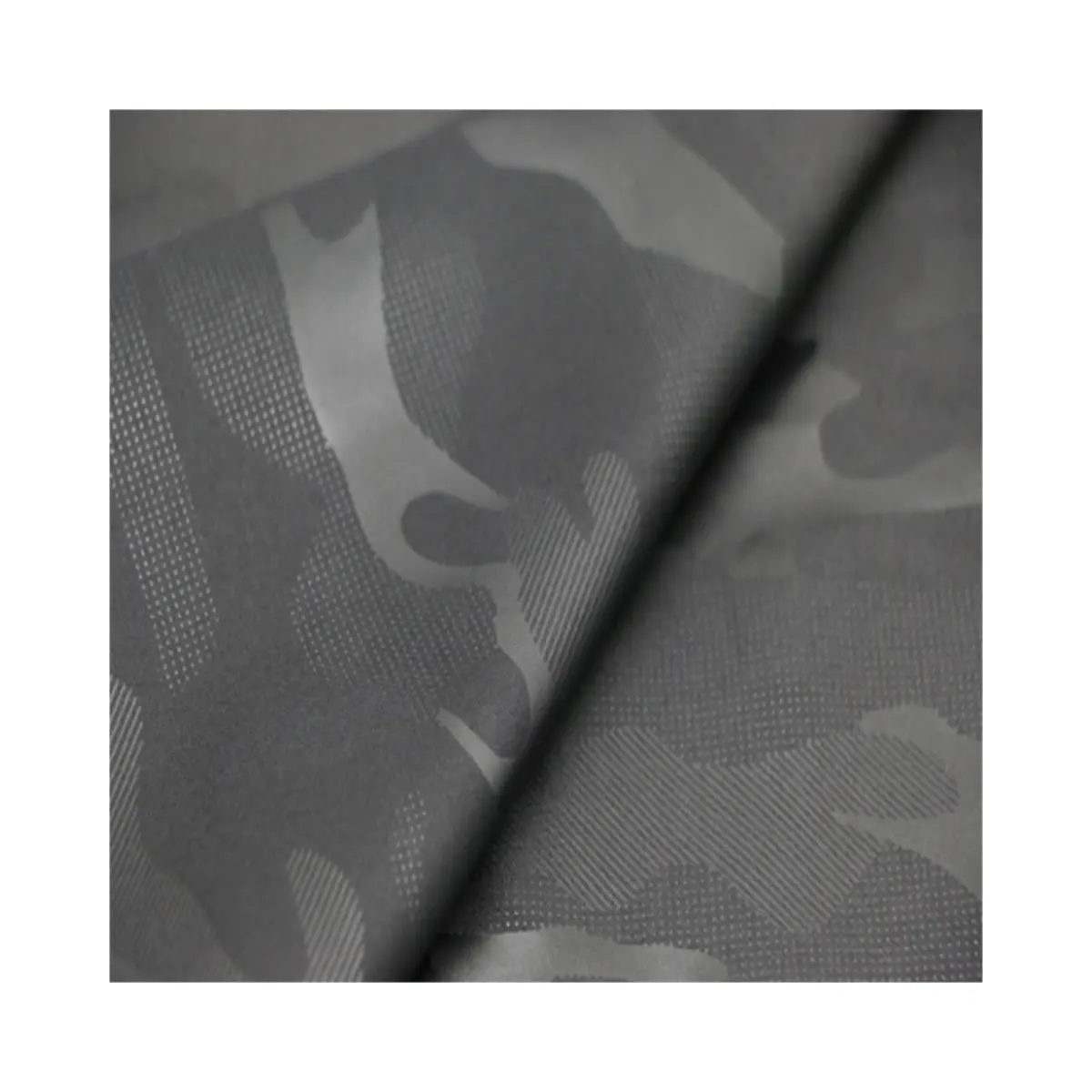Factory Price waterproof 300T Custom Camouflage Embossed 100% RPET Polyester Pongee Fabric for down jacket