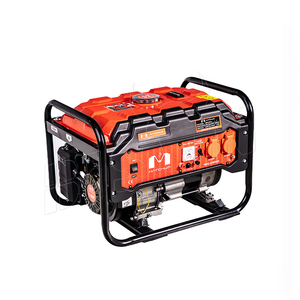 Générateur à essence <span class=keywords><strong>BISON</strong></span> (CHINE) 110V-380V <span class=keywords><strong>1</strong></span>-3KW 6.5HP à cadre ouvert, monophasé, refroidi par air, 4 temps, 196cc, démarrage électrique 12V DC - Product Image 4