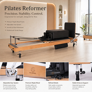 Máquina de Ejercicios Comercial de Madera de Arce Natural de Alto Rendimiento, Equipo de Gimnasio con Estructura de Madera de Arce Natural y S, 5 Unidades - Product Image 3