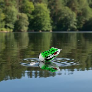 Señuelo Blando de PVC Thunder Frog de 4cm/5.5g con Lentejuelas para Pesca en Agua Dulce (Ríos y Lagos) - Cebo de Superficie con Anzuelos - Product Image 1