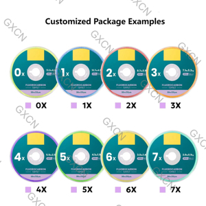 สายเบ็ดตกปลาแบบหลายขนาด1X 0X 2X 3X 4X 5X 6X สายให้ทิปฟลูออโรคาร์บอน7X - Product Image 3