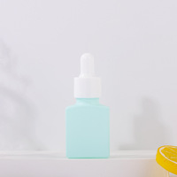 Vente en gros de flacons compte-gouttes carrés en verre de 15 ml pour sérum de soin de la peau, huile essentielle, huile corporelle, flacons d'huile essentielle