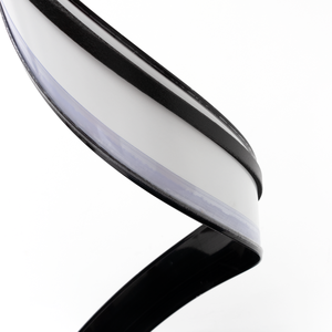 Rollo de tira de aluminio de varios tamaños, tira de moldura de letras, canal de aluminio, Color negro - Product Image 3