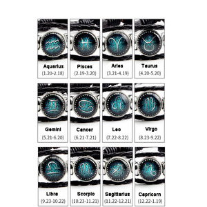 G2433 Vente en gros <span class=keywords><strong>Horoscope</strong></span> Bracelet lumineux tressé Bijoux brillant dans le noir Astrologie Bracelets <span class=keywords><strong>chinois</strong></span> 12 signes <span class=keywords><strong>du</strong></span> zodiaque - Product Image 5