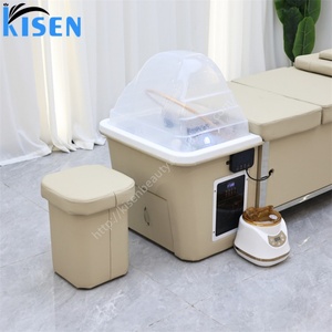 Equipo de Spa Capilar KISEN Japón, Mesa de Masaje para Salón con Tanque de 90L, Circulación de Agua sin Tuberías, Cama de Spa para Champú, Salones de Belleza - Product Image 3