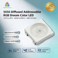 LED adressables RGB 5050 directement de l'usine, avec circuit intégré SK6812/WS2812, fabricant certifié IATF 16949, OEM personnalisé