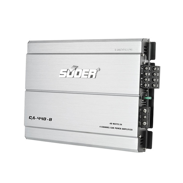 Professional CA-440-B 4 Channel Class AB Car Audio Power Amplifier with Crossovers 40W*4CH RMS Power