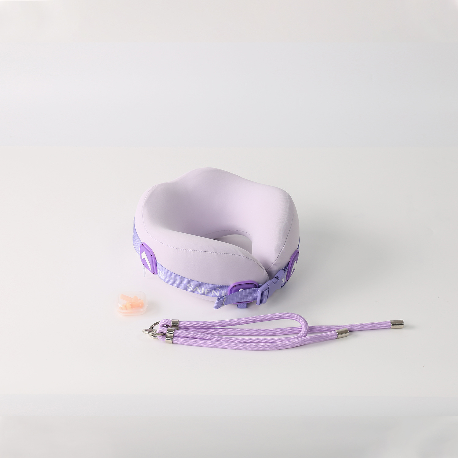 Purple children's neck pillow
