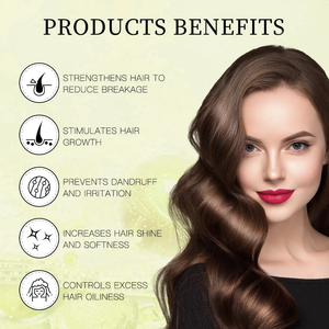 Serum pertumbuhan rambut Vegan alami dengan jahe Biotin & Rosemary Perawatan Anti rambut rontok cepat minyak penumbuh ulang untuk rambut lebih tebal - Product Image 6